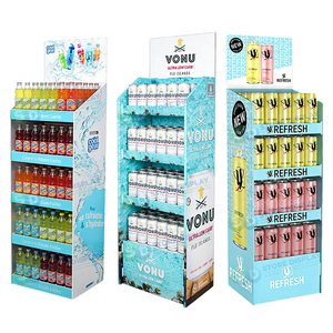 Custom Pop <strong>Food</strong> Cardboard Floor Display <strong>Retail</strong> Store Product Sweet Paper Display Racks Candy Corrugated Cardboard Display <strong>Stand</strong> - Product Image 3