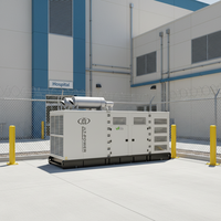 Groupe électrogène diesel super silencieux Canopy Prime 550 kW 688 kVA insonorisé 50 Hz 60 Hz triphasé avec moteur Cummins et démarrage électrique ATS