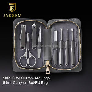 Juego <span class=keywords><strong>de</strong></span> Herramientas <span class=keywords><strong>de</strong></span> belleza 8 en 1, cortaúñas <span class=keywords><strong>de</strong></span> aleación <span class=keywords><strong>de</strong></span> Zinc <span class=keywords><strong>de</strong></span> acero inoxidable, almacenamiento automático - Product Image 1