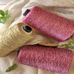 Vente en gros de fil polyester fantaisie spécial résistant aux hautes températures pour crochet et tricot motif teint mercerisé - Product Image 4