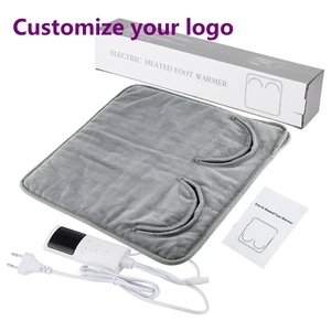 Foot Warmer Portable Heat Temperature Set USB Rechargeable Electric Heated Home Office Use Foot Warmer Pad Polyester Safety - Product Image 1