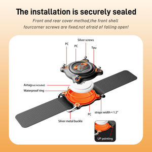 Étui de protection pliable étanche pour <span class=keywords><strong>chien</strong></span> et chat avec matériau PC pour bagages Airtags et vélo - Product Image 6