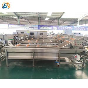 Línea <span class=keywords><strong>de</strong></span> procesamiento <span class=keywords><strong>de</strong></span> lavado y secado <span class=keywords><strong>de</strong></span> corte <span class=keywords><strong>de</strong></span> clasificación <span class=keywords><strong>de</strong></span> verduras y frutas completamente automática Máquina <span class=keywords><strong>de</strong></span> limpieza <span class=keywords><strong>de</strong></span> frutas y verduras - Product Image 2