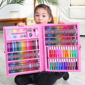 Set <span class=keywords><strong>de</strong></span> Arte para Niños <span class=keywords><strong>de</strong></span> 208 Piezas, Pinturas, Acuarelas, Lápices <span class=keywords><strong>de</strong></span> Colores, Rotuladores <span class=keywords><strong>de</strong></span> Agua, Tabla <span class=keywords><strong>de</strong></span> <span class=keywords><strong>Dibujo</strong></span>, Juguetes Educativos para Niños, Regalo - Product Image 6
