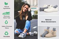 Marsheepy Paquete de 6 Bolsas Eliminadoras de Olor para Zapatos y Guantes, Ambientadores para Equipo Deportivo, Desodorante en Barra Gris