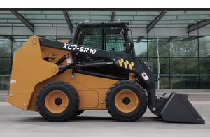 XC7-SR10 Skid Steer Loader 1 Ton Rated Capacity Radial Lift Powerful Yanmar Engine Heavy Duty Compact Loader Global Version Read - Product Image 5