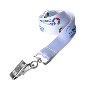 Customized Logo Holder Polyester Sublimation Woven Neck Lanyard Other Lanyards