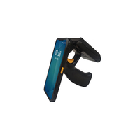 Lector de Etiquetas RFID HF de 13.56MHz para Lectura en Grupo, Pistola con Mango, PDA Android 11.0, Escáner de Código de Barras, ABS, Sellado IP67, Distancia de Lectura de 32cm