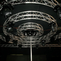 Venta caliente Aluminio Truss Iluminación Truss Arcos redondos de la boda Circle Dock Truss para las ventas
