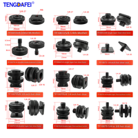 Adaptateur de fixation pour flash DSLR 1/4 " et 3/8 " en alliage d'aluminium noir mat, accessoire de caméra espion dissimulé