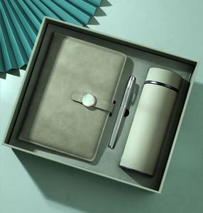 Coffret Cadeau Luxe Moderne A5 avec Carnet, Stylos Métalliques Sérigraphiés Personnalisés et Tasse Thermos – Cadeau d'Affaires Promotionnel Exquis pour - Product Image 5