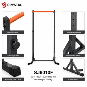 Estación de Dominadas Ajustable SJ6010F de Acero Reforzado para Uso Doméstico, Estación de Dips, Venta al por Mayor OEM - Product Image 3