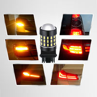 Nouvelle ampoule LED T10 Canbus 54SMD universelle multicolore pour clignotant, éclairage intérieur, porte, plaque d'immatriculation, coffre 4W 12V