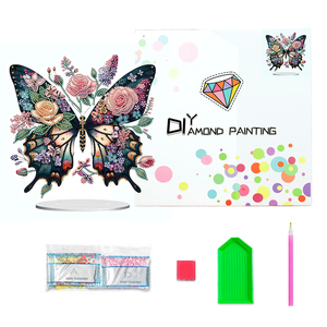 <span class=keywords><strong>Strass</strong></span> Diamant Art Kits Table Ornements Forme Spéciale DIY Diamant Art Décor Cristal Peinture Bureau Kit Maison Bureau Décor - Product Image 2