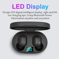 Écouteurs sans fil E6S TWS 5.0, stéréo 6D, affichage LED, affichage numérique pour iPhone Huawei Samsung D29