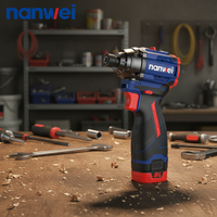 Outils électriques multifonctionnels sans balais NANWEI, source d'alimentation électrique pour travaux industriels et domestiques, perceuse et tournevis électriques