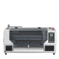 Impresora DTF Automática A3 con Cabezal de Impresión XP600 de 13 Pulgadas, Acero Inoxidable, Nuevo Rollo de Película PET para Transferencia de Calor, Tinta de Pigmento para Cualquier Textil