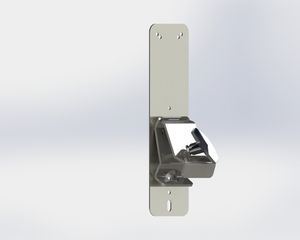 Germany Wholesale High Precision Stainless Steel <b>Brackets</b> Brushed Surface 3mm Thickness for 500/1000 mL Tube Dispenser Holding - Product Image 2