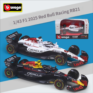 Bburago 1:43 2025 F1 Red Bull RB21 Modèle de voiture de course en alliage métallique moulé sous pression Jouet de simulation pour garçons à collectionner - Product Image 2