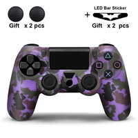 Coque de protection personnalisée tendance pour manette de jeu, protection de remplacement, coque en silicone souple au toucher pour manette PS4 Slim