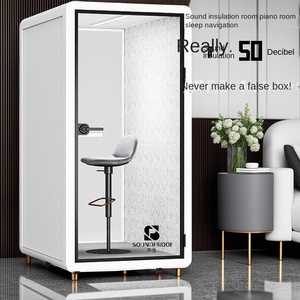Cabine téléphonique fabriquée en Chine en direct bureau pré-conçu <span class=keywords><strong>salle</strong></span> <span class=keywords><strong>de</strong></span> réunion cabine <span class=keywords><strong>de</strong></span> sommeil piano chantant isolation phonique cabine en acier - Product Image 2