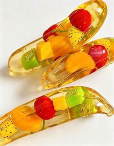 Hot Sale <b>Clear</b> Banana Squishy Stress Ball Eco Friendly TPR Mixed Fruit Squeeze Ball Decompression Toys for Adults Kids - Product Image 5