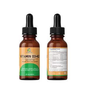 Logo personalizzato naturale vitamina <span class=keywords><strong>D3</strong></span> K2 gocce 5000iu per integratore alimentare articolare ossea - Product Image 2