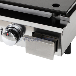 Plaque chauffante à gaz commerciale en acier inoxydable, <span class=keywords><strong>Four</strong></span> de cuisson à gaz à quatre brûleurs, 2022 - Product Image 2
