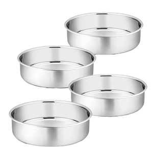 Grand ensemble professionnel de matériel de cuisson en acier inoxydable robuste, tamis à farine empilable, prêt à être expédié, fournisseur industriel fiable - Product Image 1