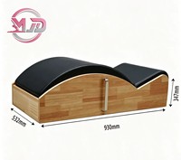 Correcteur de colonne vertébrale MJD M501A en chêne massif durable, multifonctionnel, ergonomique, pour studio de Pilates, étireur dorsal portable pour la rééducation corporelle