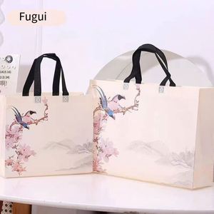 Bolsas de Compras Reutilizables y Portátiles, Bolsas de Tela No Tejida Reciclable - Product Image 2