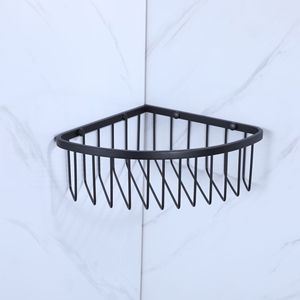 رف حمام الأسود رف زاوية الفولاذ المقاوم للصدأ دش تخزين قوس الرف - Product Image 3