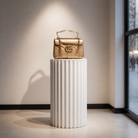 Colonnes en papier pliables, socle de présentation en forme de pilier romain pour mariage, fête, table de desserts, support à gâteaux et fleurs, vente en gros OEM