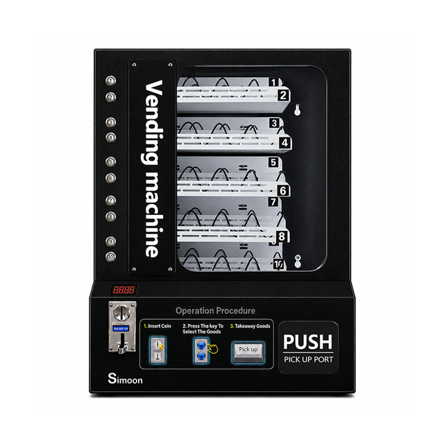 Smart Mini Snack and Drink Vending Machine Wall Mounted Self Service Retail Machine with Multiple Payment Options