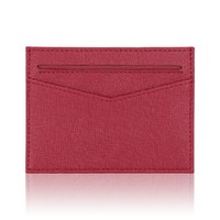 Dompet pemblokir RFID kulit modis ramping dompet saku depan minimalis kapasitas tinggi tempat kartu Mini kulit