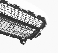Grilles avant en diamant noir brillant à ajustement direct pour Mercedes Benz Classe A W176 Lci 2016-2018