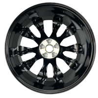 Jante en alliage Jetour X70 Plus 20 pouces PCD108mm ET43mm finition noire, remplacement OEM neuf