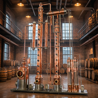 Équipement de distillation continu en cuivre DYE 1500L/H, vente directe usine – Machines de distillerie personnalisables pour le bourbon et le whisky