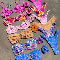 Maillot de bain deux pièces personnalisé, tissu écologique, vente en gros de maillots de bain