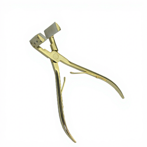 TEEJAY Titanium Black Tape-In Hair Extension Stainless Steel Salon Plier with Silicone Tape OEM - Product Image 5