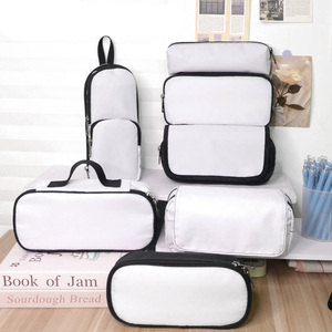 Ensemble de sacs d'école imperméables et tendance à faire soi-même pour les élèves du primaire et du <span class=keywords><strong>secondaire</strong></span>, doublure en polyester, <span class=keywords><strong>sac</strong></span> à <span class=keywords><strong>dos</strong></span> à fermeture éclair pour garçons et filles - Product Image 1