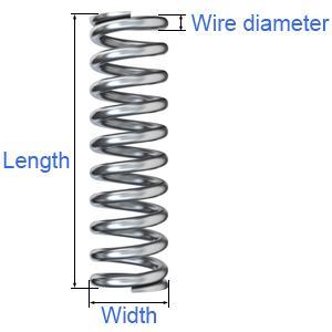 Hoogwaardige metalen compressieveren, uitbreidbaar ontwerp, meerdere maten voor OEM-toepassingen - Product Image 6