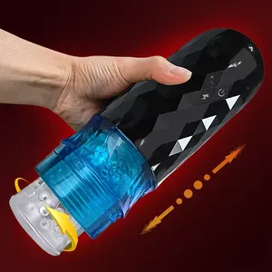 New Male TPE Sucking Masturbator Cup Masturbation Machine Adult Automatic Masturbating Sex Toys For Men