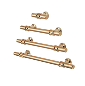 Modern European Style Iron Furniture Handle Luxury Black Gold Drawer Pulls for Wardrobe <b>Kitchen</b> Cabinet Anti-rust <b>Hardware</b> - Product Image 2