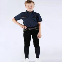 Culottes d'équitation pour enfants en gros du fabricant – Confortables, respirantes, élastiques, avec genouillères, respectueuses de la peau