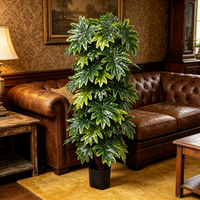 Plantes artificielles en pot pour la décoration intérieure : Monstera, Selloum, Calathea, Totem Plant, arrangements floraux pour événements