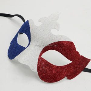अमेरिकी ध्वज कार्निवल हेलोलीन वेनिटियन पोशाक के लिए मास्क मास्क पहनने वाले जहर के लिए मास्कर्ड जहर - Product Image 4