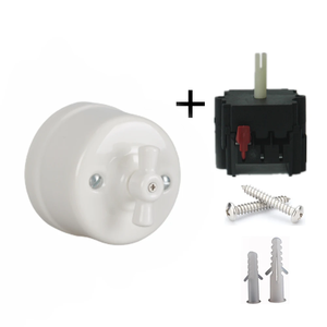 Borgerman mật độ cao sứ tuôn ra gắn tường gốm chuyển đổi blackand ổ cắm cho khách sạn - Product Image 6