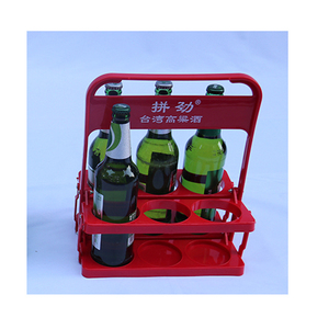 Uporqs — caisse de bière Portable pliable, <span class=keywords><strong>panier</strong></span> de rangement pour boissons alcoolisées, à empiler, en plastique, 24 bouteilles - Product Image 5