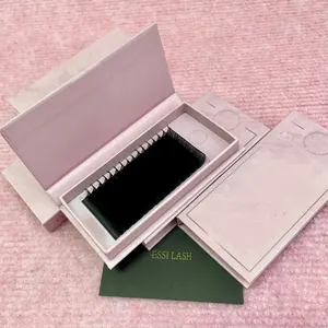 Custom Brand Cashmere Matte Lash Premium Mink Lashes 0.03 0.05 0.07 Volume Eyelashes Extension Trays